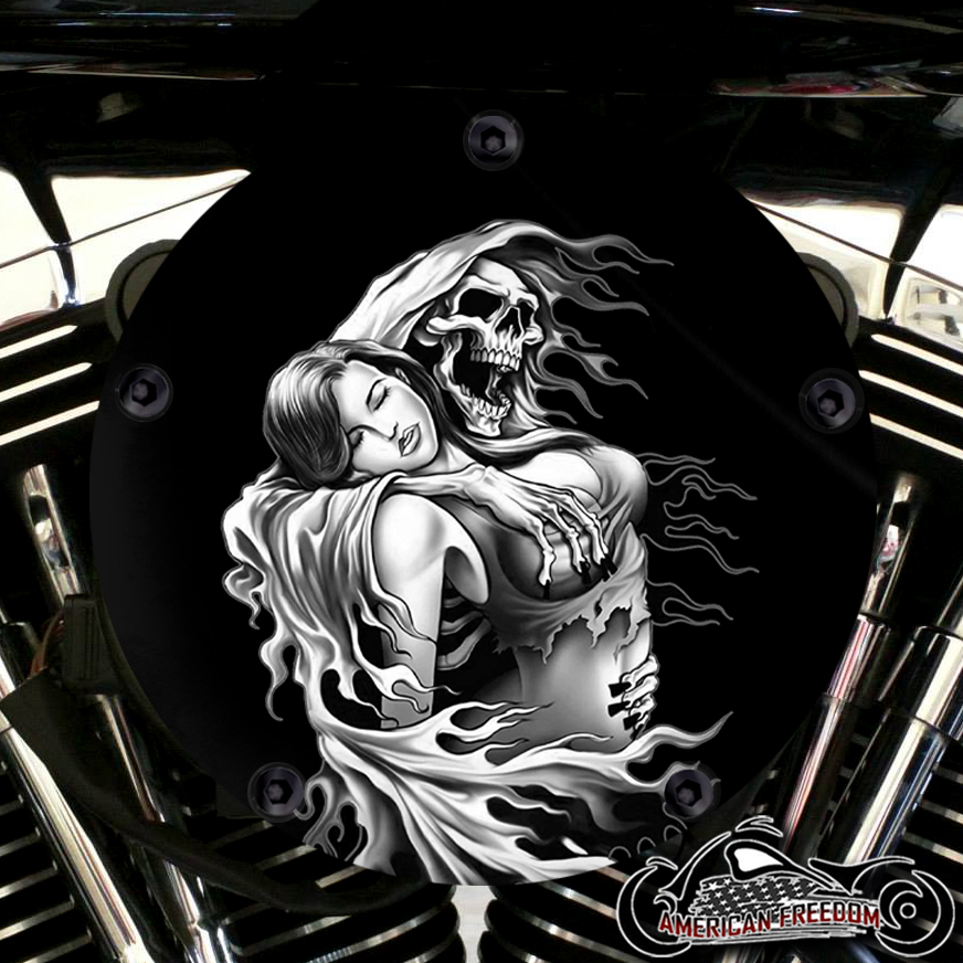 Harley Davidson High Flow Air Cleaner Cover - Reaper Lover